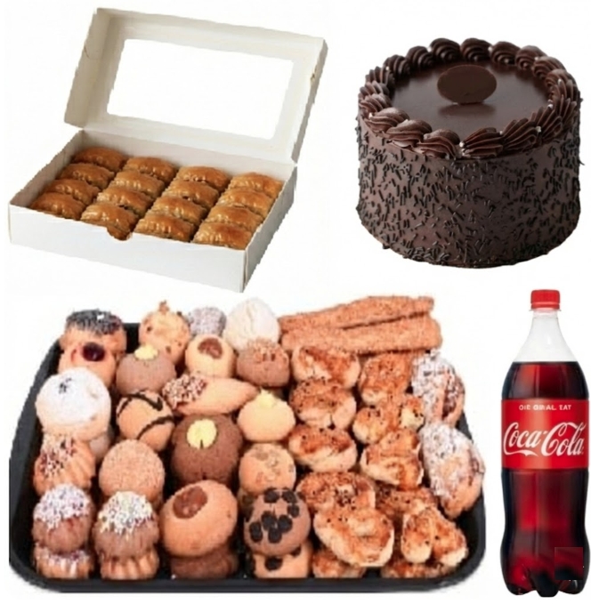 Taze Hazırlanan 4 Kişilik Pasta Menüsü