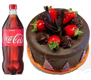 Yuvarlak Çikolatalı Pasta Doğum Günü